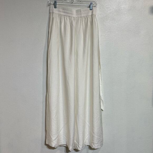Gianni Bini Ivory Hazel Wide Leg Pants Sz 6 NWT - Picture 2 of 12